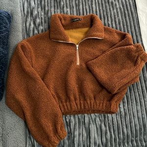 Cropped quarter zip!